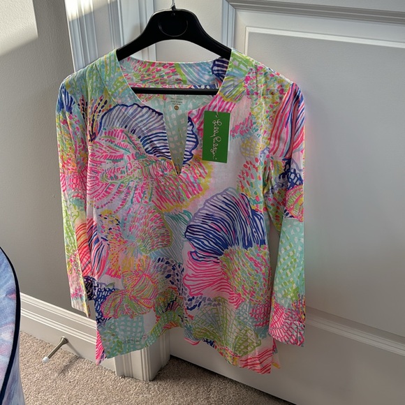 **NOT FOR SALE - SOLD” BNWT Lilly Pulitzer Amelia Island Tunic - Picture 6 of 7